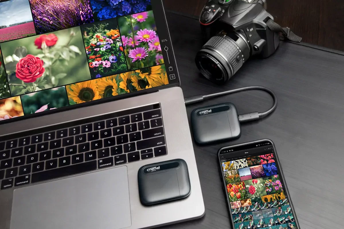 Fotos auf externen Speichern